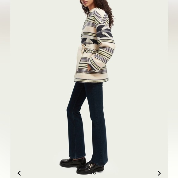 SCOTCH & SODA Stripe Wrap Jacket I Size L - Picture 4 of 14